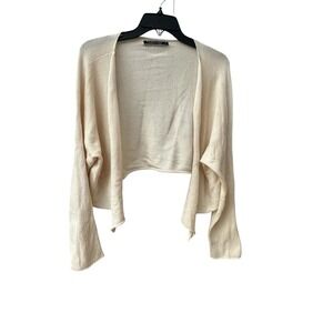 Peruvian Connection Cardigan XL Long Sleeve Open Front 100% Pima Cotton #GH9-3